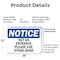 Signmission Not An Entrance Please Use Other Door OSHA Notice Sign, Plastic, 18in W x 12in L, 2PK OS-2PACK-NS-P-1218-L-15148 - alternate 5